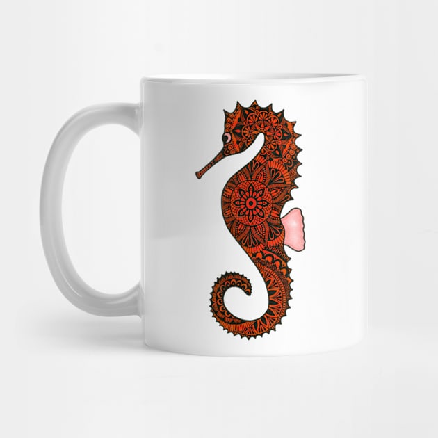 Seahorse (orange) by calenbundalas